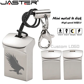 JASTER Super-Mini-Metal unitate flash USB 4GB 8GB 16GB 32GB 64GB Personaliza Pen Drive USB Memory Stick U disc cadou Personalizat logo-ul