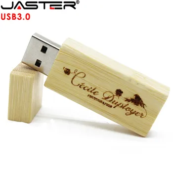 JASTER USB 3.0 free logo-ul personalizat din Lemn Stick de memorie usb flash pen drive pendrive 4GB~64GB U disc cadou de nunta de mare viteză