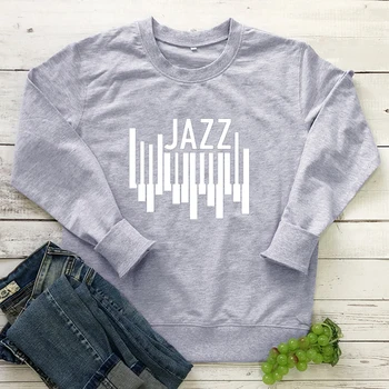 Jazz iubitor de Muzică de pian tricou Femei hipster Casua Amuzant Rece de o Idee de cadou tricouri amuzante introvertit jachete Mujer estetice topuri