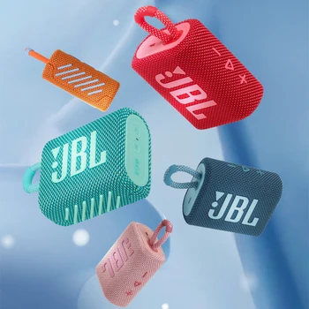 JBL GO3 fără Fir Bluetooth Boxe 5.1 IP67 rezistent la apa de Sport în aer liber Portabil Subwoofer Baterie Reîncărcabilă cu Microfon