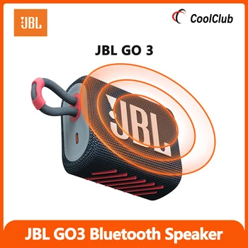 JBL GO3 fără Fir Bluetooth Boxe 5.1 IP67 rezistent la apa de Sport în aer liber Portabil Subwoofer Baterie Reîncărcabilă cu Microfon
