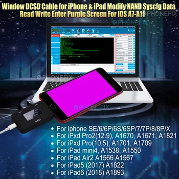 JC B-BOX C3 DFU Cutie Fereastră DCSD Cablu O Cheie Violet Modul SN Desface WiFi pentru iPhone & iPad Modifica NAND Syscfg Datele Citite Scrie