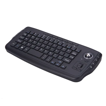 Jeleu Pieptene Mini 2.4 G Wireless Tastatura cu Trackball-ul Tastaturii pentru Smart TV Box Multi-media Funcțional Trackball Aer Mouse-ul