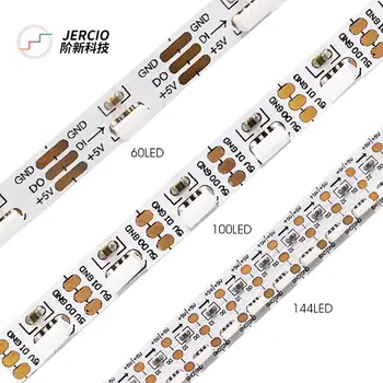 JERCIO SK6812-PARTEA SMD4020 Benzi de Lumină de Bandă 60/100/144 Led-uri/Pixel/m;Adresabile Controlabile Cuttable IP30/67 DC5V-a Făcut