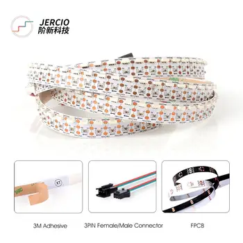 JERCIO SK6812-PARTEA SMD4020 Benzi de Lumină de Bandă 60/100/144 Led-uri/Pixel/m;Adresabile Controlabile Cuttable IP30/67 DC5V-a Făcut