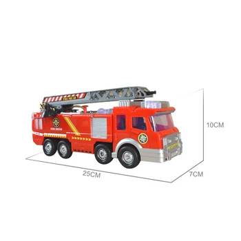 Jet De Apă De Incendiu Camion De Jucărie Mașină De Jucărie Camion Foc Pompierul Sam Foc Camion Masina De Muzică Ușoară Jucărie De Învățământ