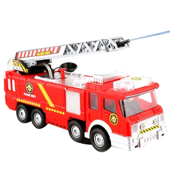 Jet De Apă De Incendiu Camion De Jucărie Mașină De Jucărie Camion Foc Pompierul Sam Foc Camion Masina De Muzică Ușoară Jucărie De Învățământ