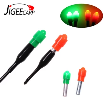 JIGEECARP 2 buc Crap Pescuit Float Glow Stick de Pescuit Electronice Lightstick Noapte Tija Float Lumina Impermeabil Luminos Bastoane Lampa