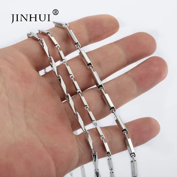 Jin Hui Trendy Coliere de Argint lățime lungime 50cm moda varietate de opțiuni colier bijuterii femei cravată prietenul cadou