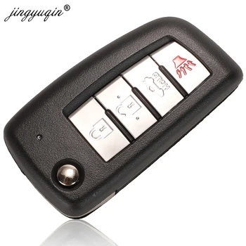 Jingyuqin Modificat Flip-Telecomanda cheie Auto Nou stil 433/315Mhz Pentru Nissan Qashqai Sunny Sylphy Tiida X-Trail Martie Sentra 3/4B chei