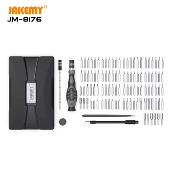 JM-8176 106 în 1 professinal și precizie surubelnita cu set magnetic de biti pentru repararea telefon laptop ceas inteligent
