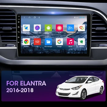 JMCQ Android 9.0 Radio Auto Pentru Hyundai Elantra 6 2016 2017 2018 Multimidia Video Player 2din DSP GPS Navigaion Split Screen