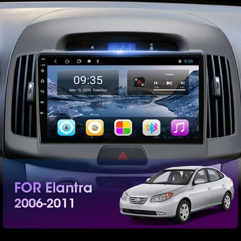 JMCQ Android 9.0 Radio Auto Pentru Hyundai Elantra 4 HD 2006-2010 Split Screen Player GPS Navigaion Multimedia Playere Video Stereo
