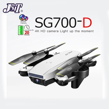 JMT SG700-D Pliere WiFi FPV RC Drona 4K HD 1080P Camera Dublă Fluxului Optic în Timp Real Gest Fotografie Aeriană Video RC Quadcopter
