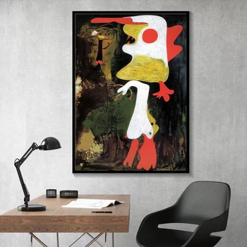 Joan Miro Abstract Acuarelă Arta De Perete Postere Si Printuri Panza Faimosul Tablou Living Home Decor Poze