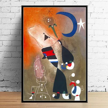 Joan Miro Moderne, Suprarealism, Arta Picturi Abstracte Imagine Retro Arta Canvas Tablou Poster De Perete Decor Acasă