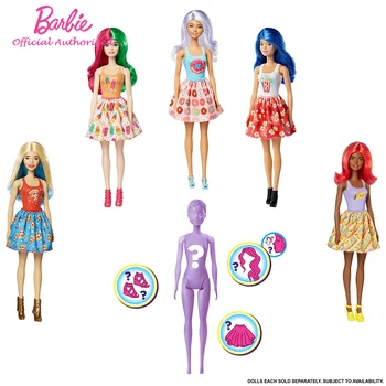 Jocuri Barbie Originale De Culoare Dezvăluie Păpuși Orb Cutie Jucarii 7 Surpriză Accesorii Mini Chelsea Playset Printesa Boneca Machiaj Pentru Copil