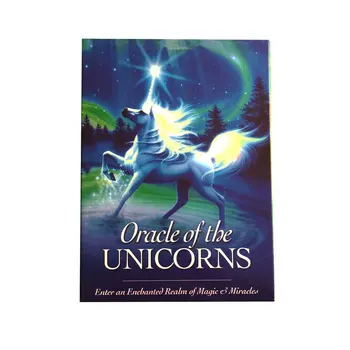 Jocuri de Cărți de Tarot Oracle de Unicorni Vrăjitorie Consumabile Divinație pentru Adulți și Copii Carte de Joc