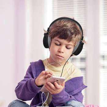 Jocuri haioase Căști Băiatul Copii Muzica Stereo cu Fir Căști Cu microfon Pentru iPhone 11 Xiaomi 9 Huawei Mate 30 de naștere. Cadou