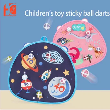 Jocuri în aer liber Rotund Dart Ball Magic Sticky Familie Părinte-copil pentru Copii Minge Lipicios Darts Jucarii Pentru Baieti Praștie Jocuri pentru Copii