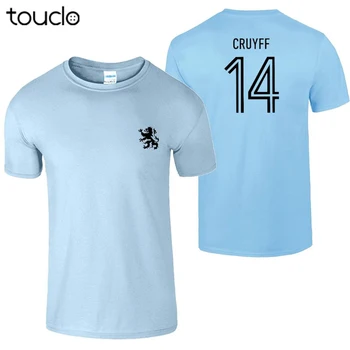 Johan Cruyff 14 Mens T-Shirt ' 70 olandeză Legenda Olanda Fotbalist Fan 2019 Moda pentru Bărbați Personaj de Desene animate de Fitness T-Shirt