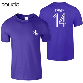 Johan Cruyff 14 Mens T-Shirt ' 70 olandeză Legenda Olanda Fotbalist Fan 2019 Moda pentru Bărbați Personaj de Desene animate de Fitness T-Shirt