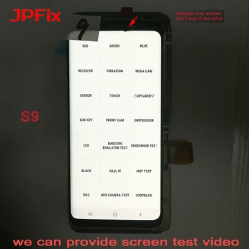 JPFix Pentru Samsung S9 G960F LCD Touch ScreenDisplay Ansamblu Complet de Înlocuire Cu Cadru Ars la fața Locului