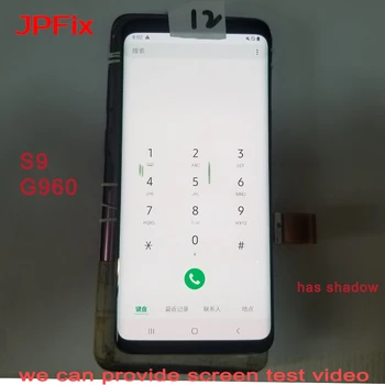 JPFix Pentru Samsung S9 G960F LCD Touch ScreenDisplay Ansamblu Complet de Înlocuire Cu Cadru Ars la fața Locului