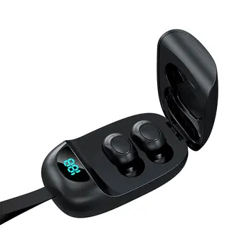 JS25 Wireless 5.0 Bluetooth pavilioane cu cuier TWS Sport căști In-ear cască jocuri sunet Stereo earpods pentru telefonul Inteligent