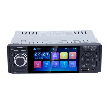 JSD-3001 Singur 1 DIN Radio Auto Multimedia Player Video 4.1 inch Touch Screen Bluetooth AUX Stereo Auto Unitate Cap + Cablu AUX