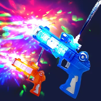 Jucărie pentru copii Electric Mini Pistol de Sunet și Lumină de Proiecție Arma de Interacțiune Părinte-copil în aer liber Rol Jucărie 714