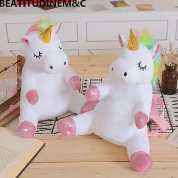 Jucării de Pluș drăguț designer Unicorn genti Rucsaci Copii Fete Cadou de Ziua ghiozdane