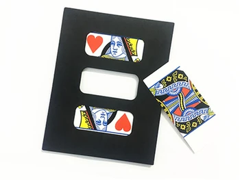 Jumbo Zig Zag Trucuri Carte de Magie Jumbo Poker Card de Tăiat și de a Restabili Magia Magician Etapă Pusti Prop Metalism Clasic Jucarii Distractive