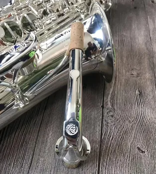 Jupiter JAS 700Q Alto Eb Melodia Saxofon din Alamă Nichel Placat cu Argint BodyMusic Instrument de E-plat Sax cu Caz