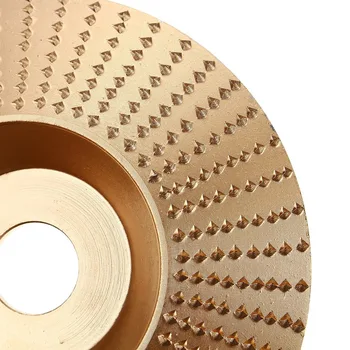 JUSTINLAU 100x16mm de Aur Oblic Lemn Roata de Rectificat cu Disc de Șlefuire Sculptură în Lemn Disc Abraziv unelte pentru prelucrarea Lemnului