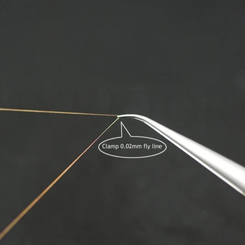 Jyrkior Precizie Ultra Jump Linie Pensete Clip 0,02 mm Fly Linie de Aliaj de Titan Pensete Pentru iPhone Placa de baza PCB Instrumente de Reparare