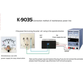 K-9035 Telefon Întreținere Cablu de Alimentare Cu Multimetru pentru IP 11 X XSMAX XR 8P 7P 8 7 6P 6S Reparații plăci de bază