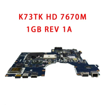 K73TA Placa de baza QBL70 HM7670M Pentru Asus K73T X73T LA-7553P K73TK R73T laptop Placa de baza K73TA Placa de baza Placa de baza K73TA