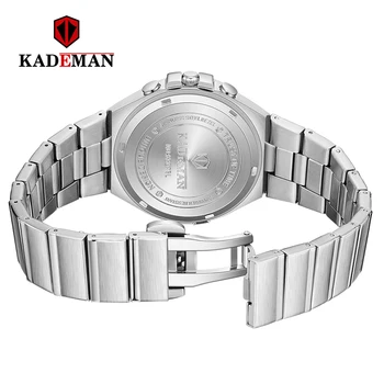 KADEMAN Brand de Înaltă Calitate, de Aur de oțel Sport Barbati Ceas Militar barbati Dubla Afișare Luminoasă cu LED-uri Ceas Digital Ceas