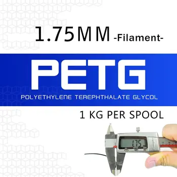 KAIGE PETG 1,75 mm 1kg blck Imprimantă 3D cu Filament petg пластик 1 кг Bună de acid și alcaline rezistență Stabilă dimensiunea de imprimare