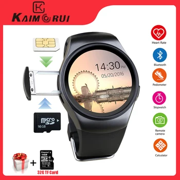 Kaimorui KW18 Bluetooth Ceas Inteligent Cartela SIM Rata de Inima TF Card Men Sport Ceas Telefon Smartwatch Pentru Xiaomi, Huawei IOS Telefon