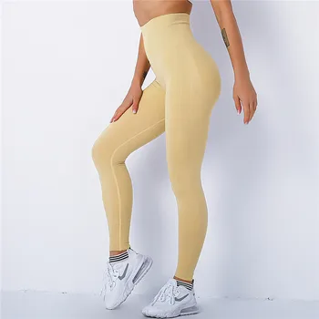 Kaminsky Femei Spandex 20% Fără Sudură Jambiere Bubble Butt Push-Up Antrenament Slim Legging Cu Talie Înaltă Leggins Mujer De Fitness Pantaloni