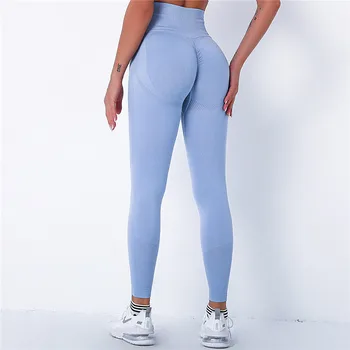 Kaminsky Femei Spandex 20% Fără Sudură Jambiere Bubble Butt Push-Up Antrenament Slim Legging Cu Talie Înaltă Leggins Mujer De Fitness Pantaloni