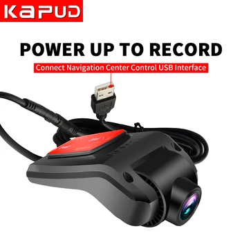 Kapud auto dvr camera video auto detector telecamera de conducere recorder USB 170 grade portable recorder 1080P noaptea versiune pentru Android