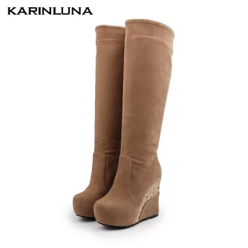 Karinluna 2019 Clasic Plus Dimensiune 41 Pene De Pantofi Cu Toc Înalt Cizme Pentru Femei Pantofi Pentru Femeie Încălțăminte De Iarnă, Cizme De Sex Feminin