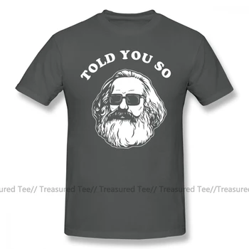Karl Marx Tricou Karl Marx a Spus T-Shirt de Bază Mâneci Scurte Tricou Plus dimensiunea sex Masculin Bumbac Tricou Minunat