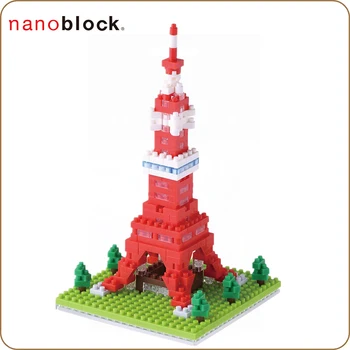 Kawada Nanoblock Tokyo Tower Nbh-90 280 Bucăți DIY Mini Blocuri Orașe Modelul Kituri Educative Jucarii Creative Pentru Copii