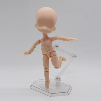 Kawaii Acțiune Figura Jucării Mobile articulate bjd păpuși Nud ob11 corpul papusa cu cap copii Model Manechin de Artă Schiță Desena figuri