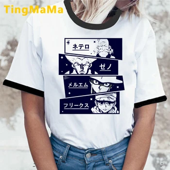 Kawaii Hunter X Hunter Tricou Femei Amuzant Topuri de Vara Desene animate HISOKA MOROW Grafic Teuri Harajuku Unisex Anime T-shirt Femei