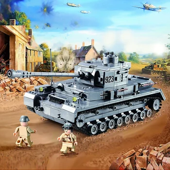 KAZI 1193 BUC blocuri Panzer IV F2 Rezervor Model de Bloc Jucarii pentru Copii Cadouri pentru baiat Plastic ABS Construi Cărămizi Kituri